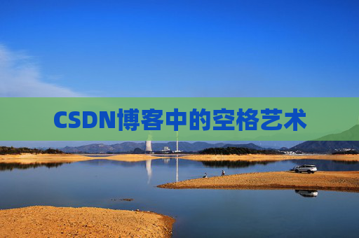CSDN博客中的空格艺术 CSDN博客中的空格艺术